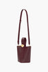 Mini Pebble Bucket Bag-Dark burgundy - GLAM MODA